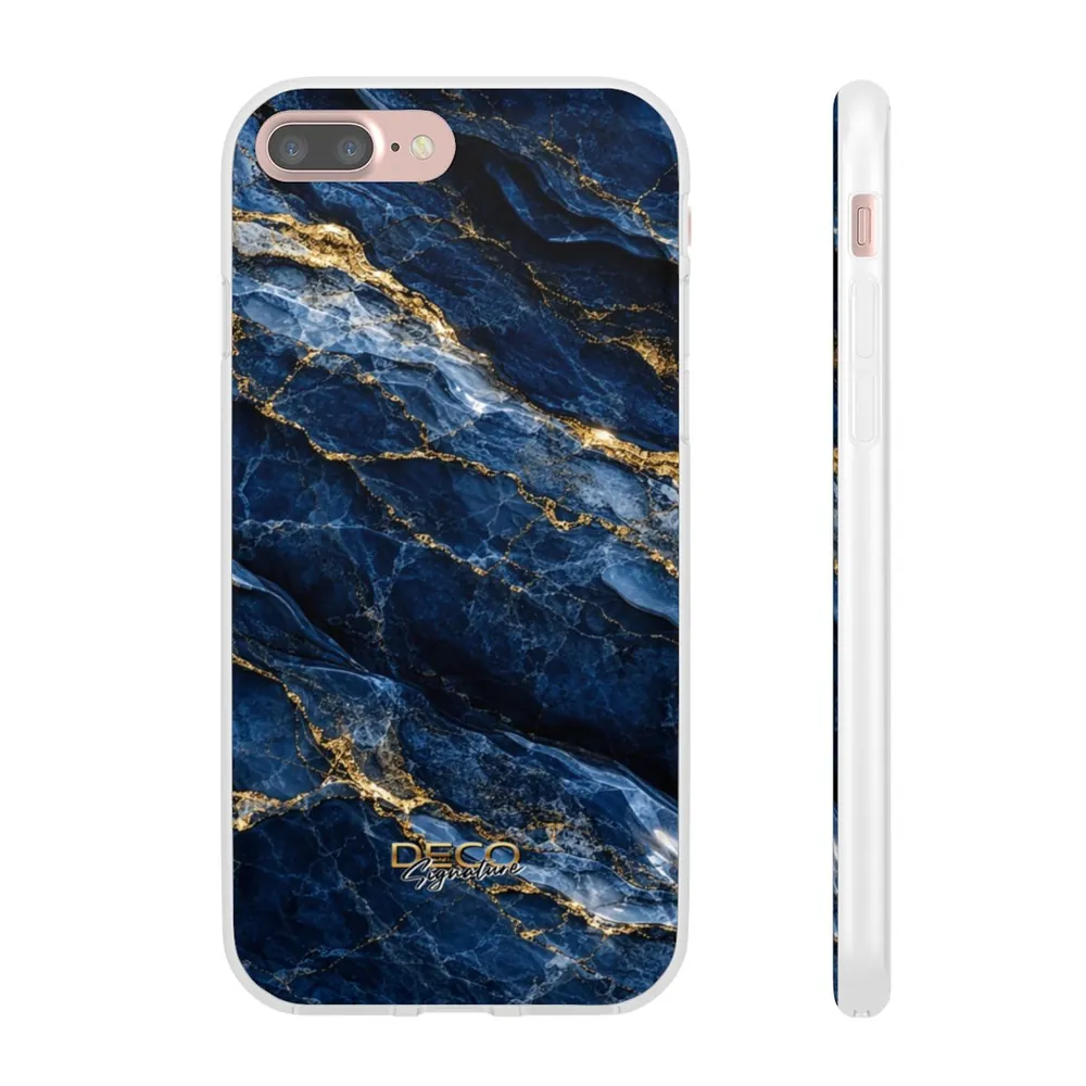 Luxury Sapphire Marble DECO Signature Phone Case