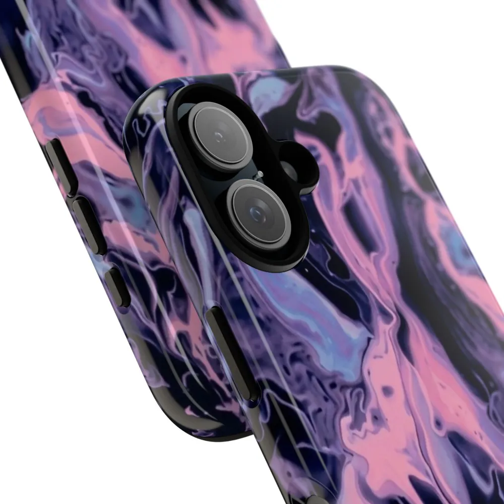 Pastel Contrast Swirl Tough Phone Case