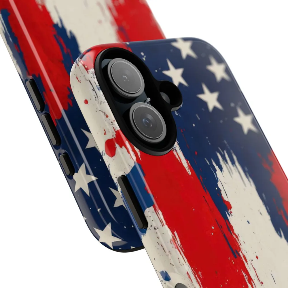 Splatter Paint America Tough Phone Case