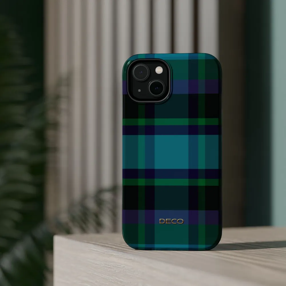 Uniform Plaid MagSafe Impact-Resistant Phone Case