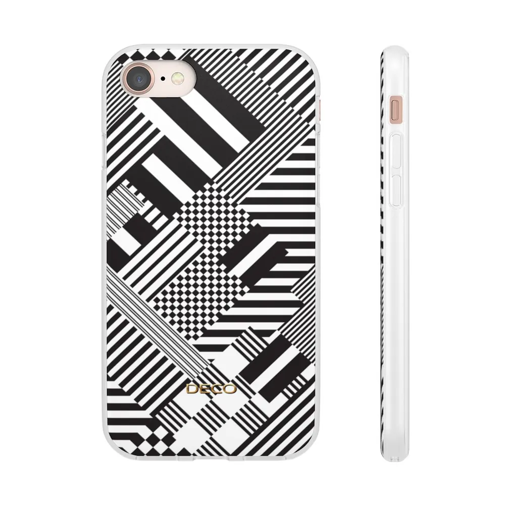 Black & White Geometric Phone Case
