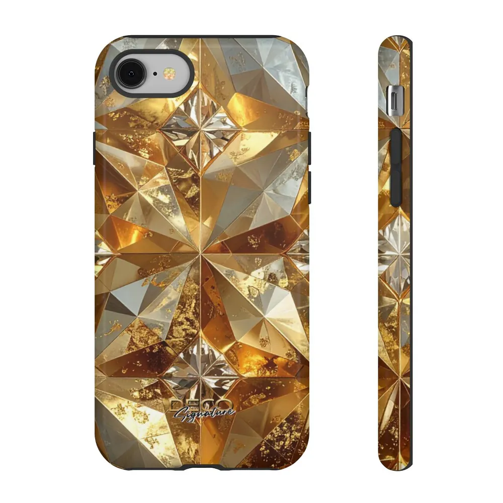 Luxury Diamond Facets DECO Signature Tough Phone Case