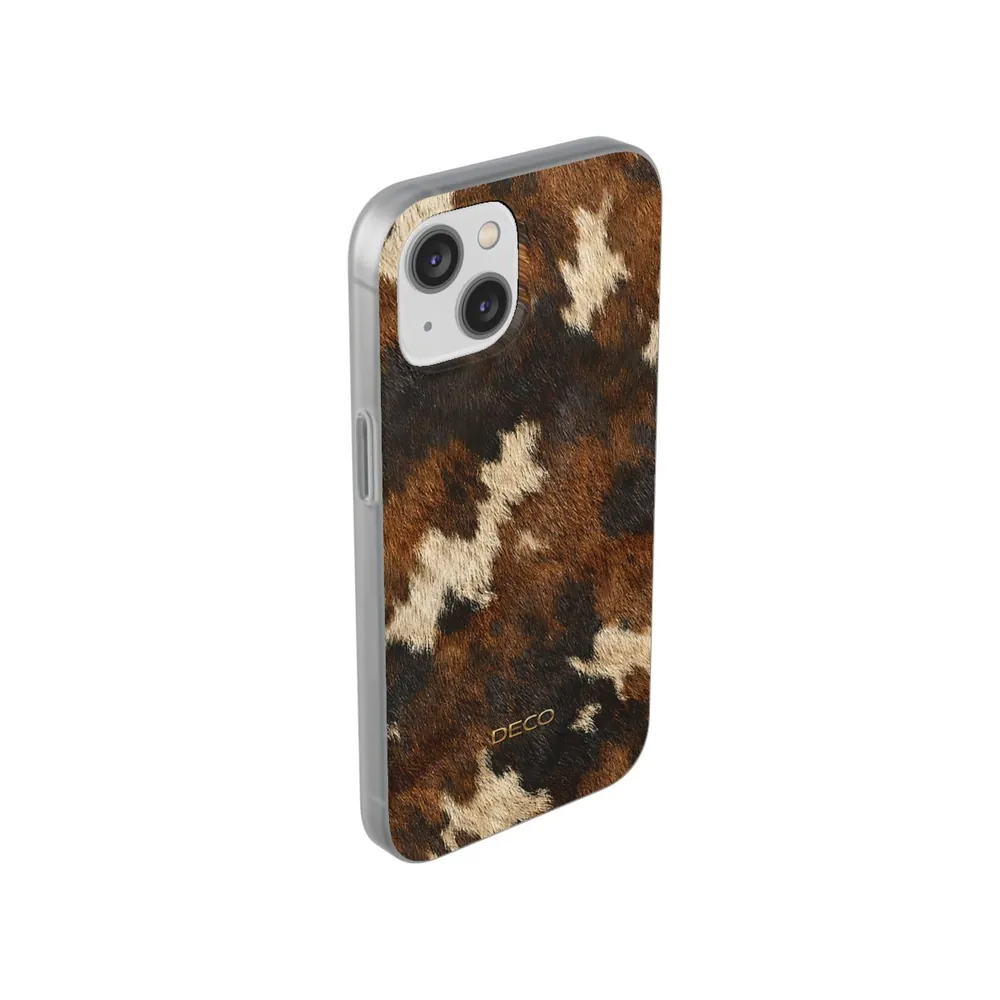 Cowhide Western Skin Phone Case