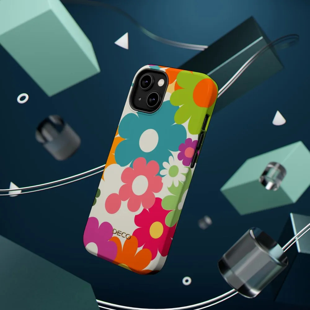 Flower Power Floral MagSafe Impact-Resistant Phone Case