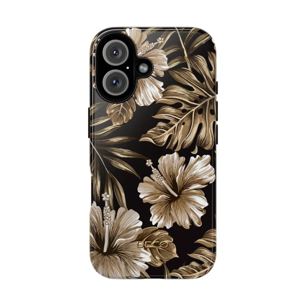 Deep Tropical Floral Tough Phone Case