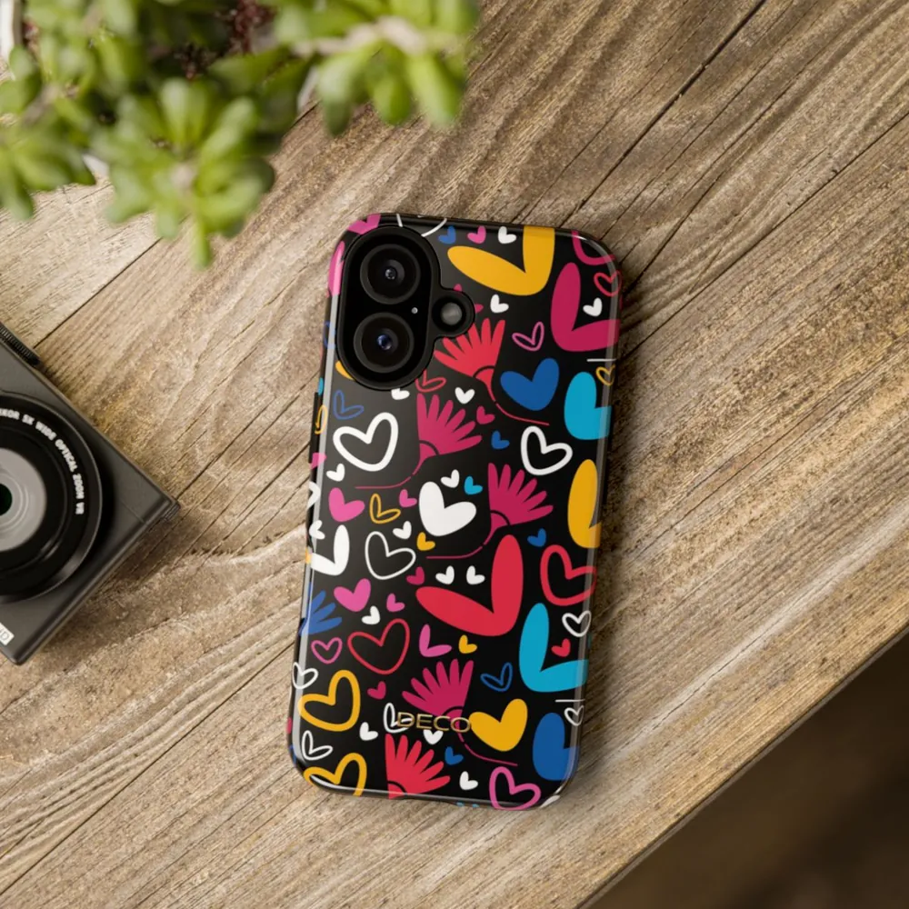 Whimsy Hearts Tough Phone Case