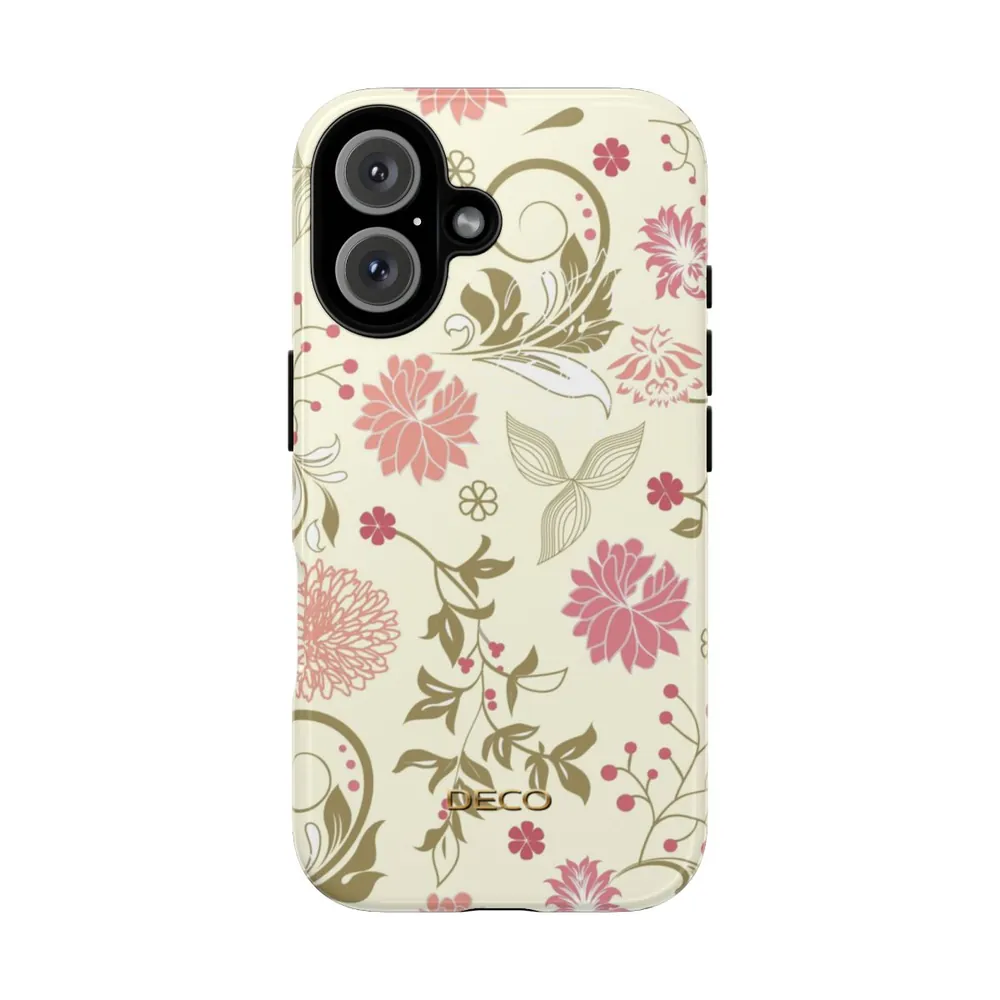 Vintage Delicate Floral Tough Phone Case