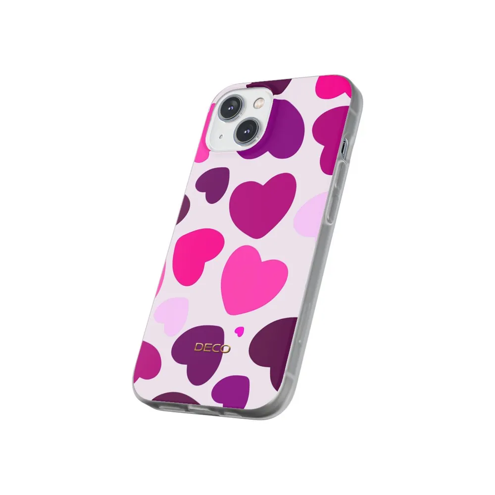 Pink Hearts Phone Case