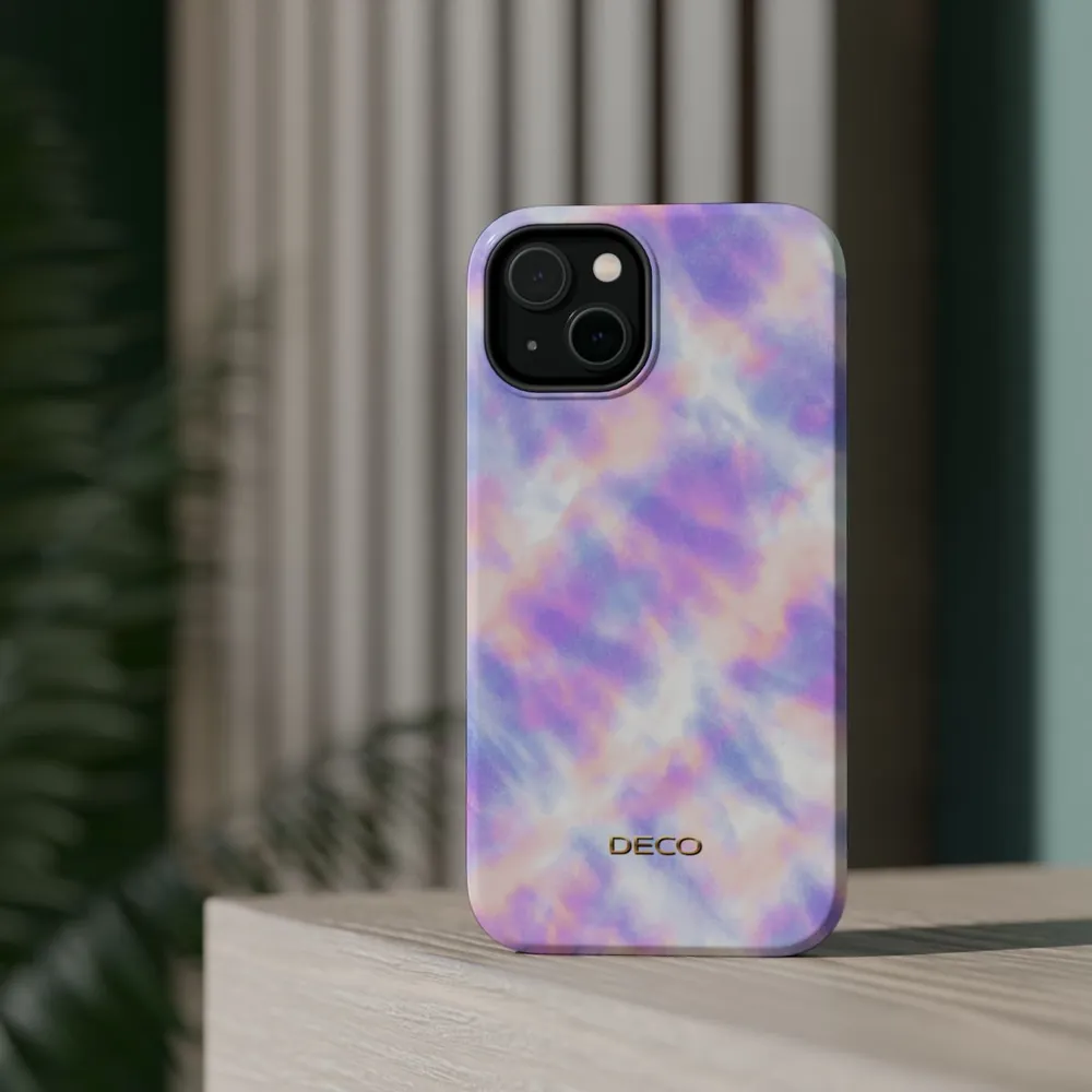 Pastel Tie Dye Watercolor MagSafe Impact-Resistant Phone Case