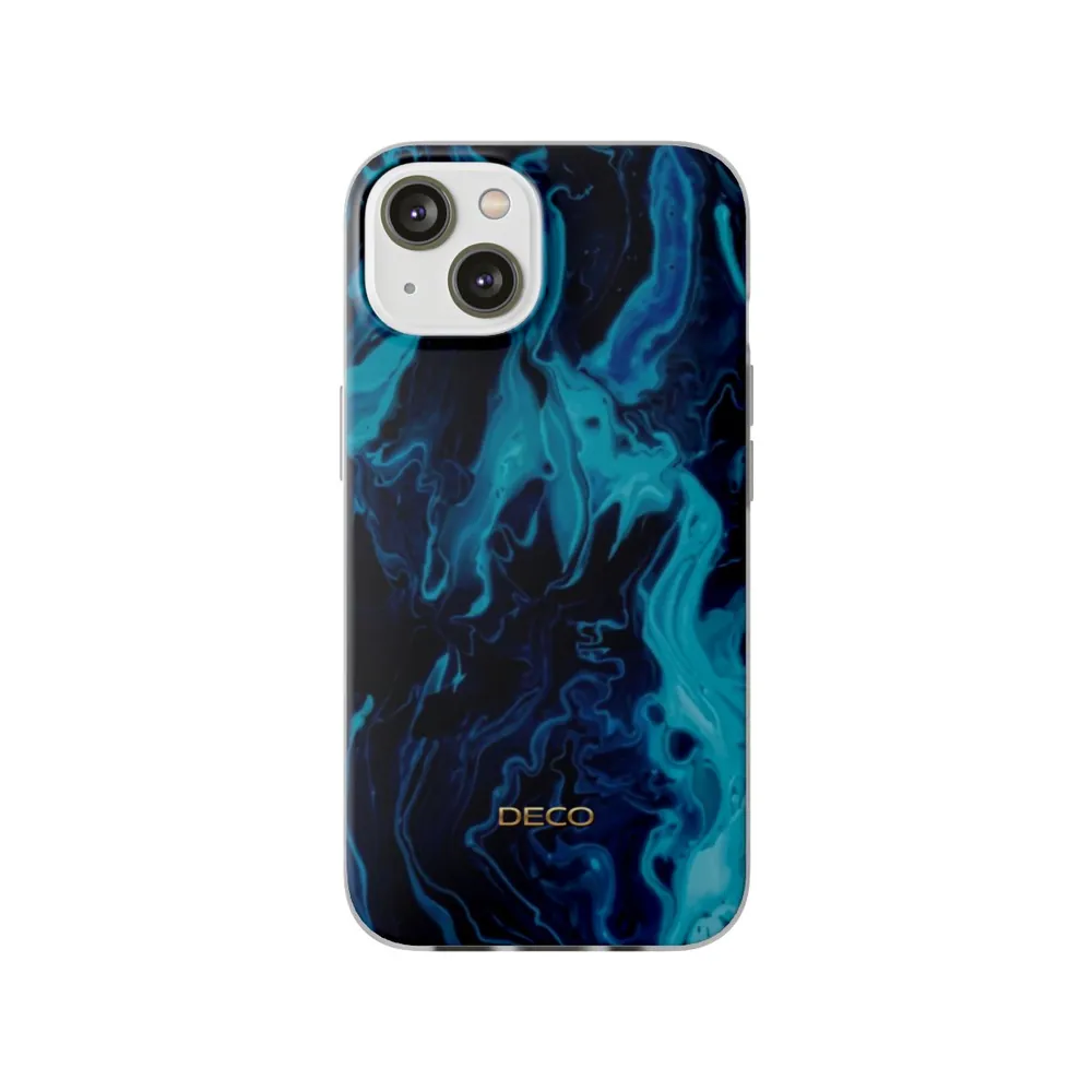 Shades of Blue Swirl Phone Case
