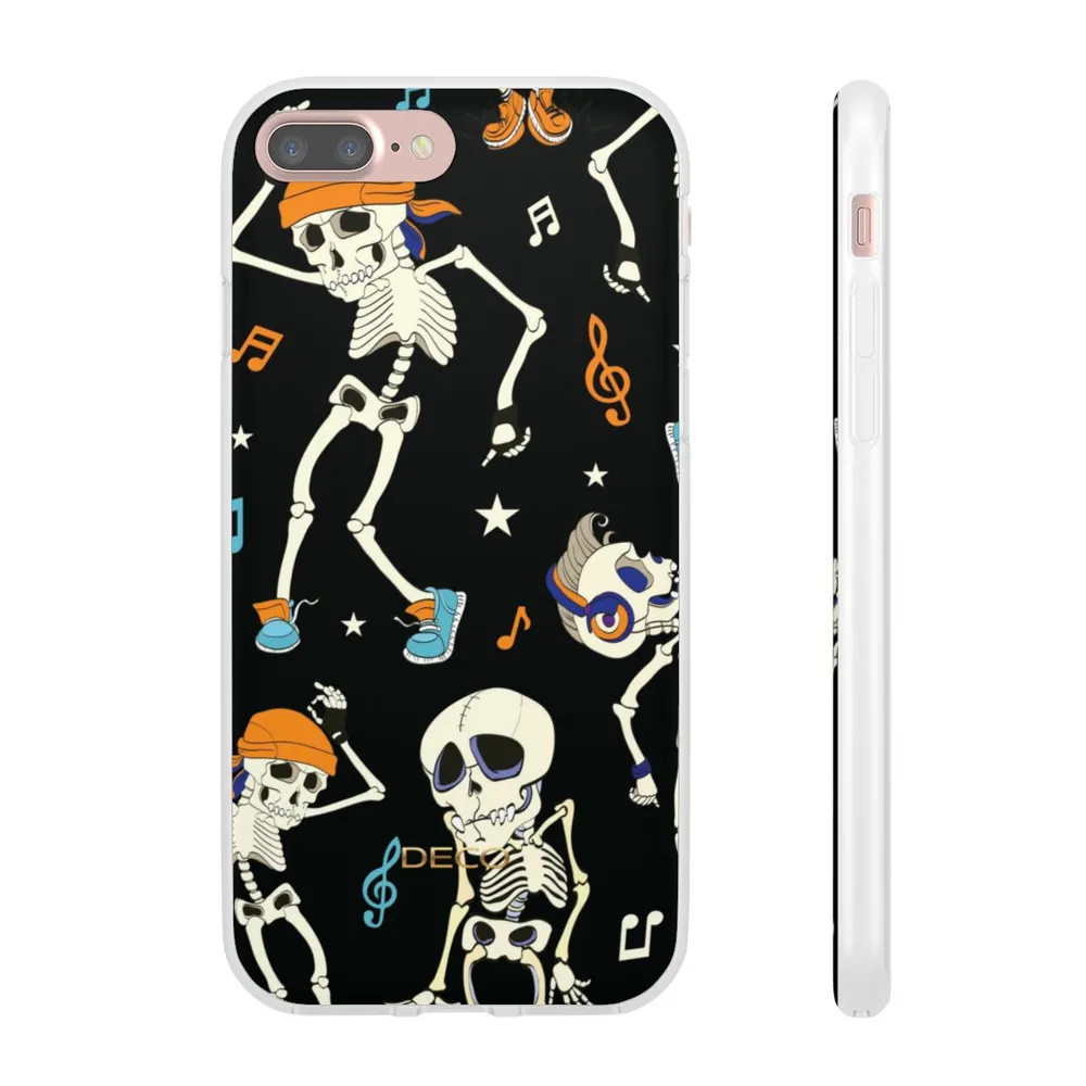 Dancing Skeletons Spooky Halloween Phone Case