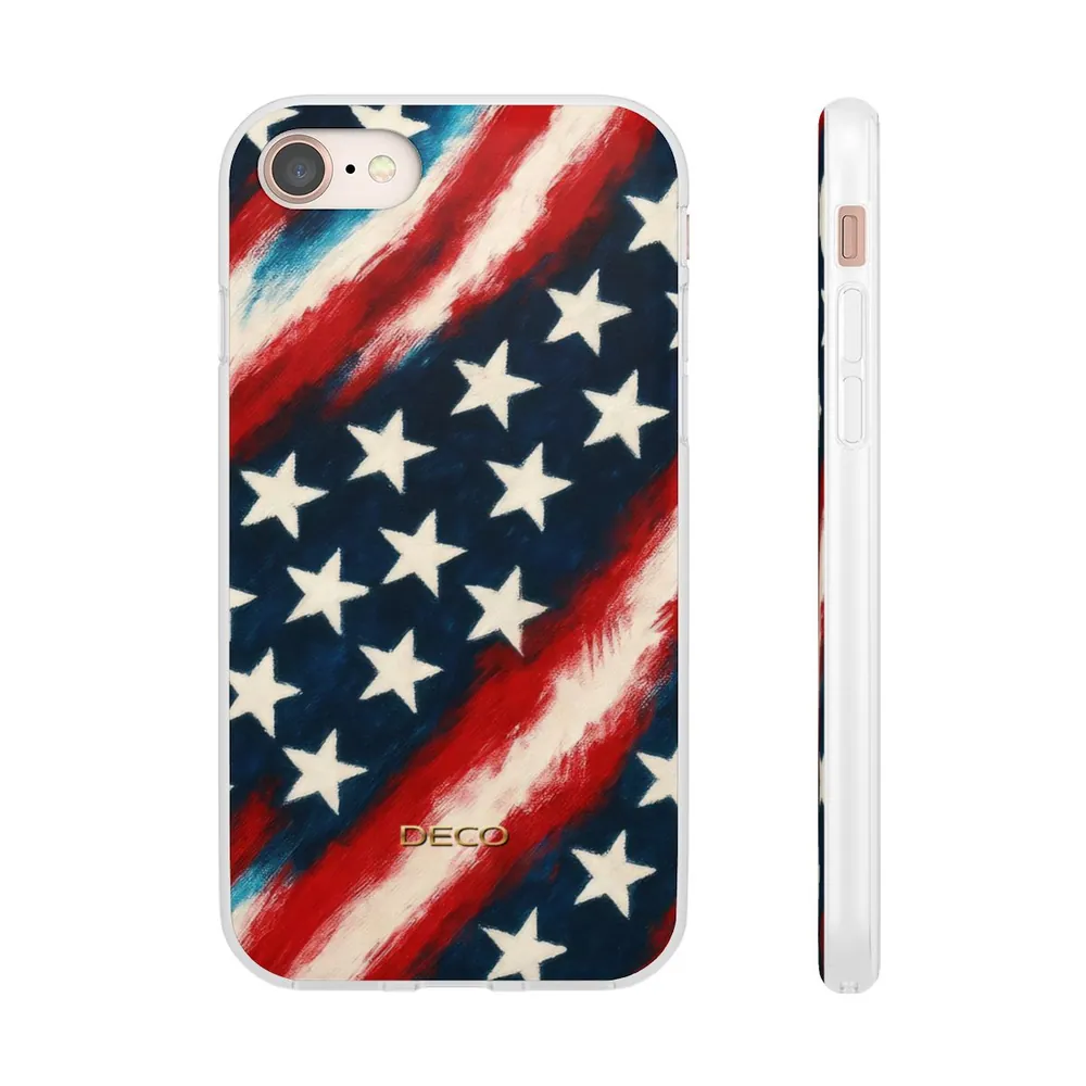 Painted Vintage America US Flag Phone Case