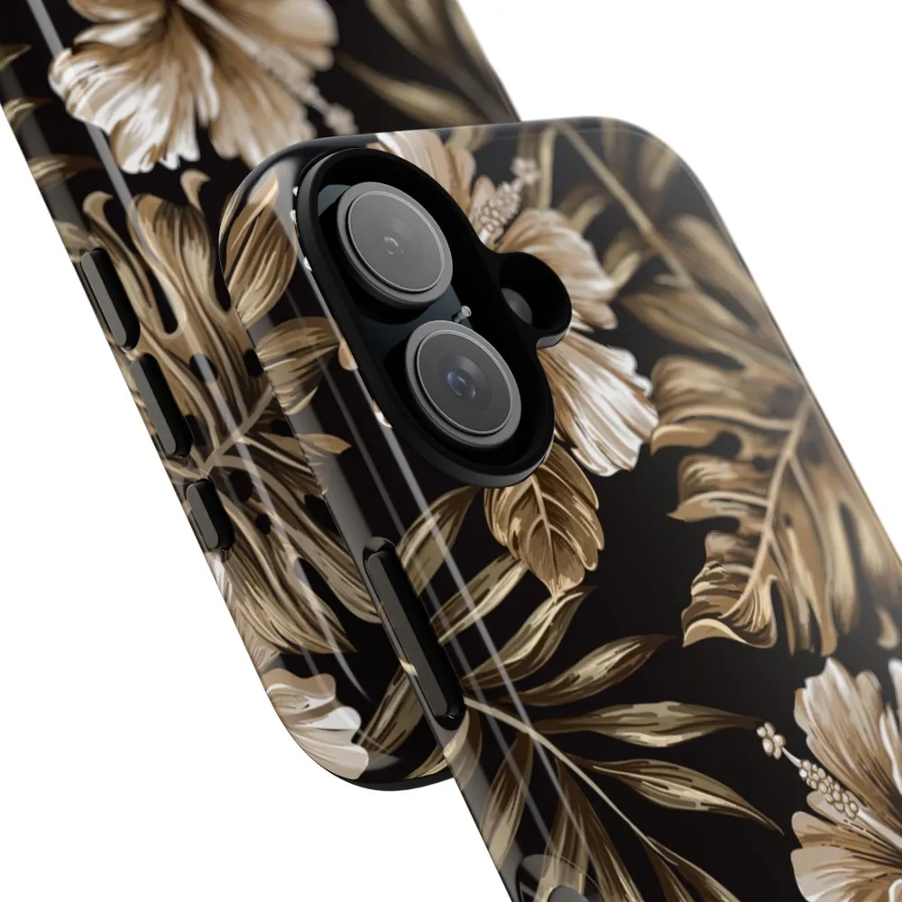 Deep Tropical Floral Tough Phone Case