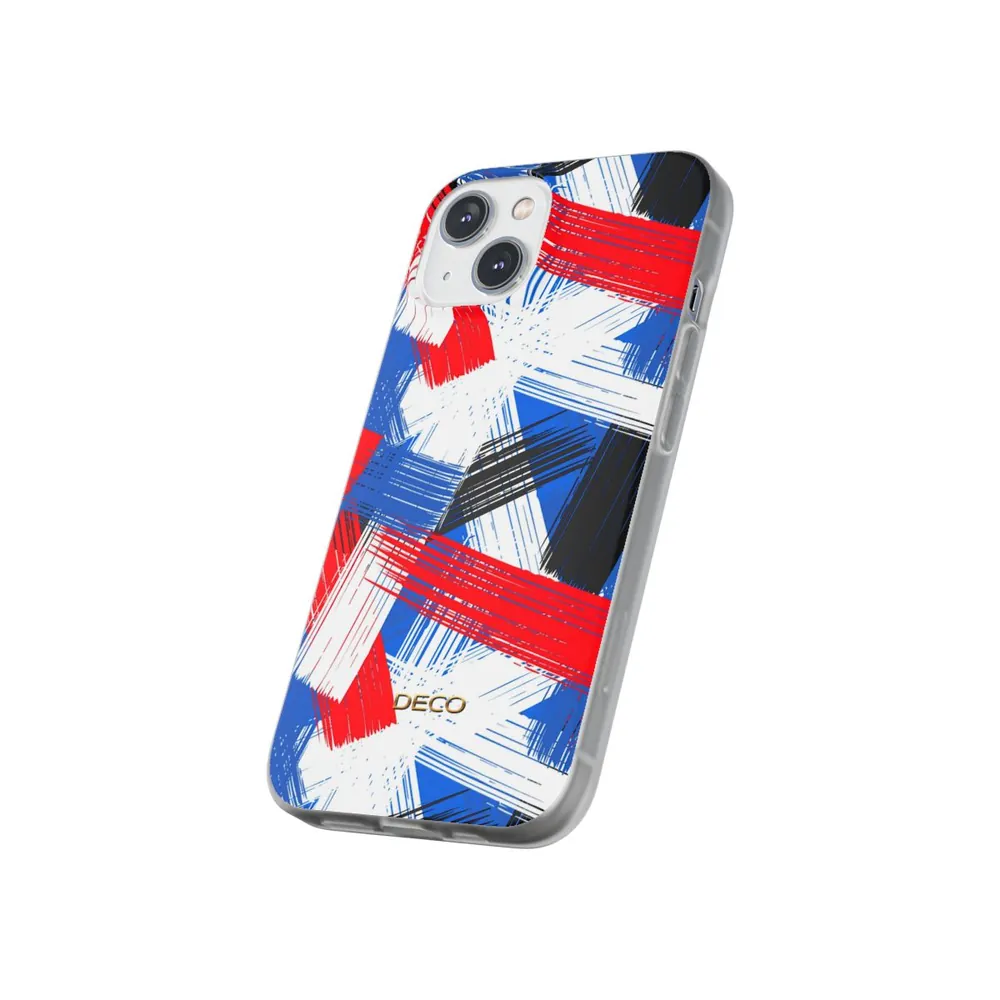 Brushstrokes Geometric Art Phone Case