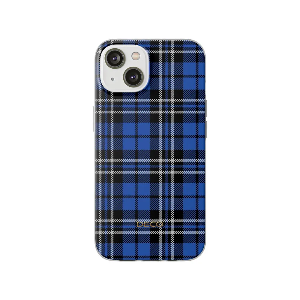 Royal Blue Tartan Plaid Phone Case