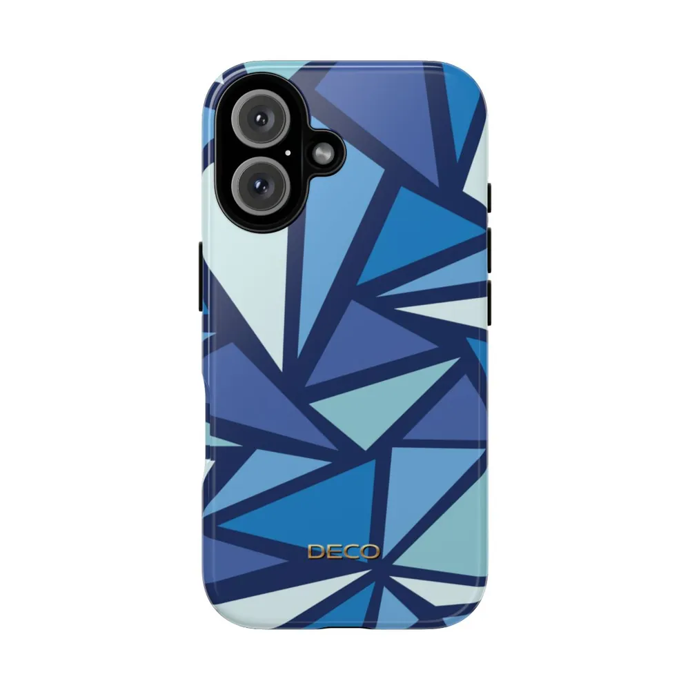 Blue Angles Geometric Tough Phone Case