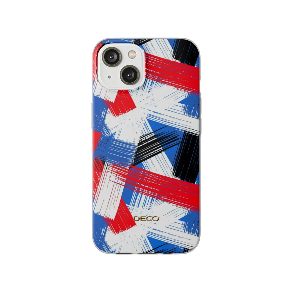 Brushstrokes Geometric Art Phone Case