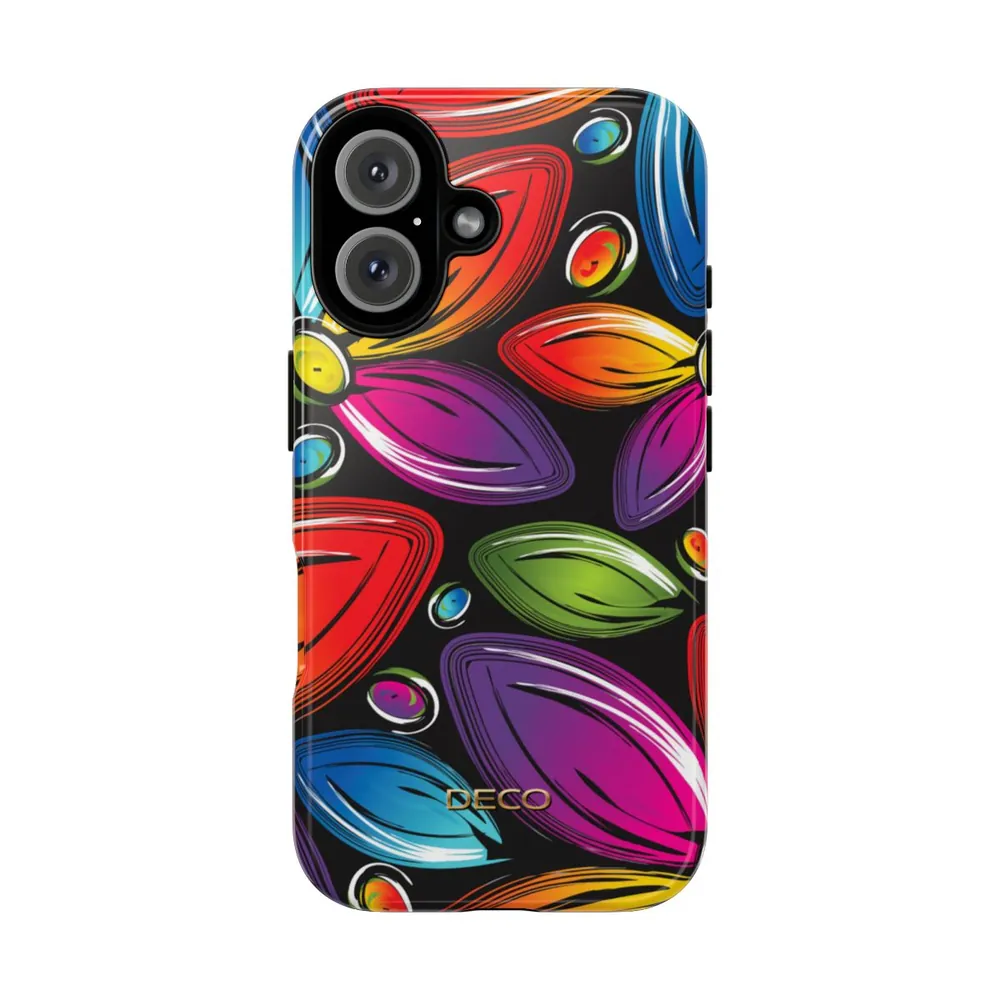 Rainbow Floral Tough Phone Case