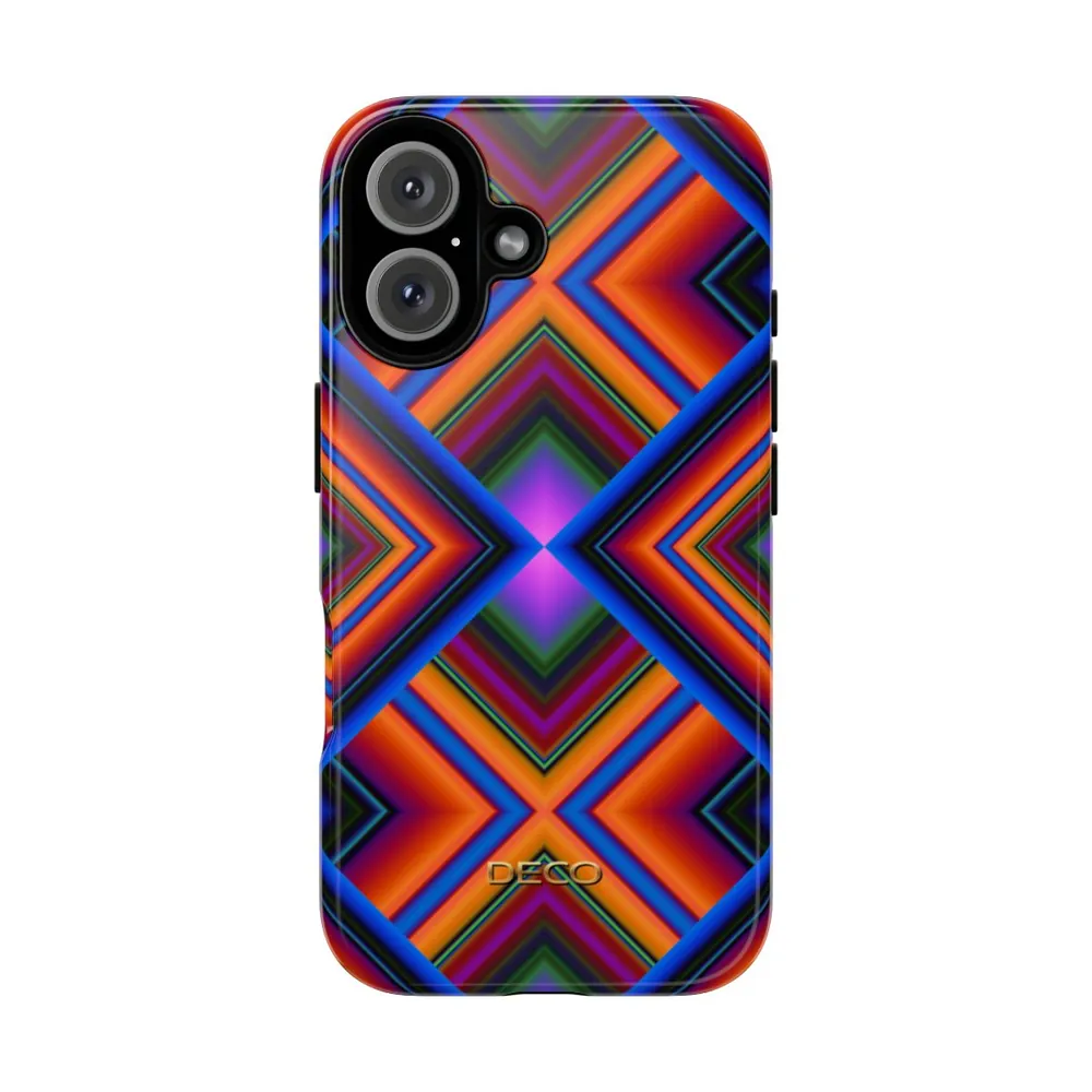 3D Optical Geometric Tough Phone Case