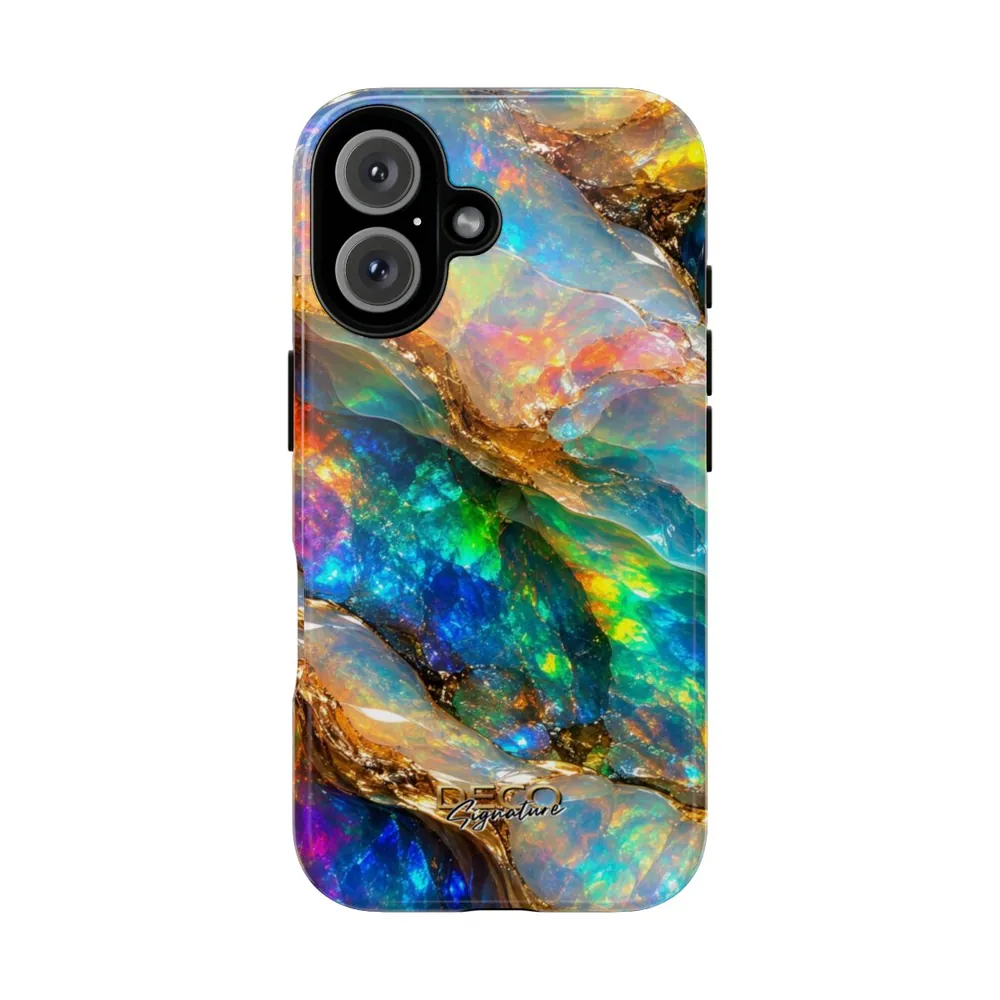 Luxury Vivid Opal DECO Signature Tough Phone Case