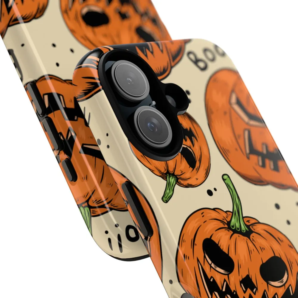 Pumpkin Terror Spooky Halloween Tough Phone Case
