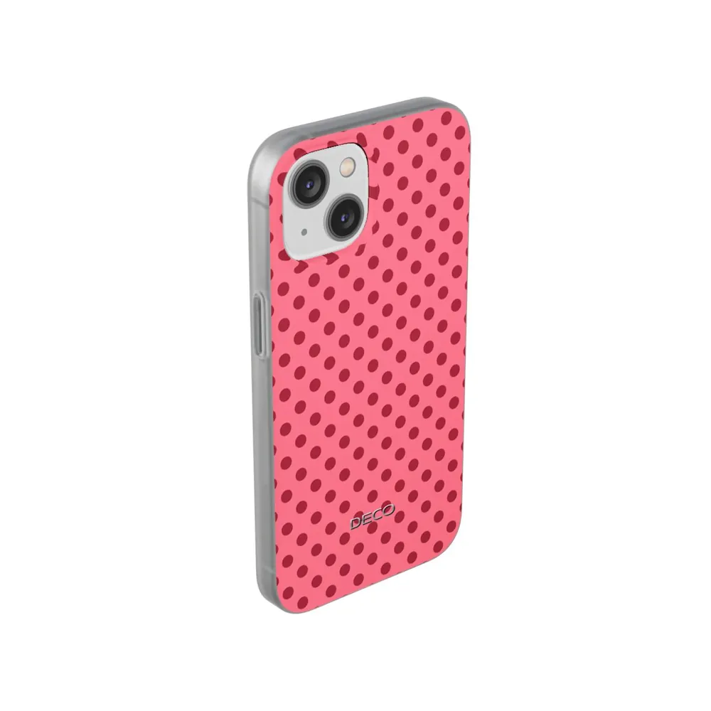 Pink & Red Polka Dots Phone Case