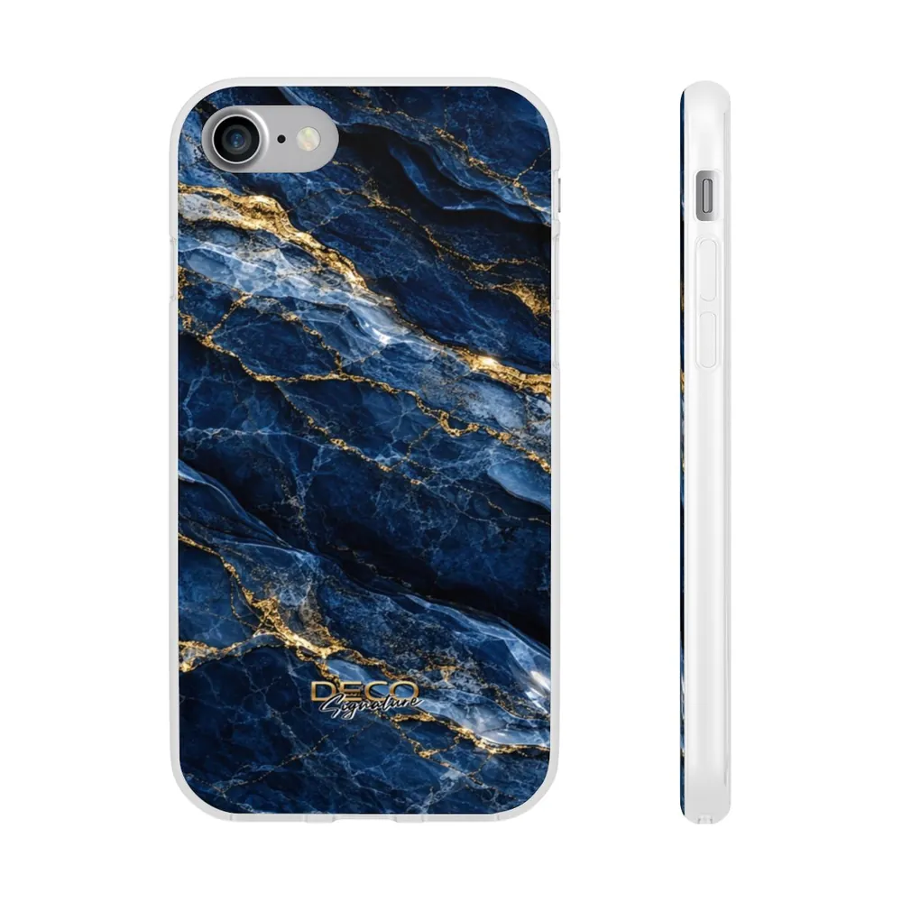 Luxury Sapphire Marble DECO Signature Phone Case