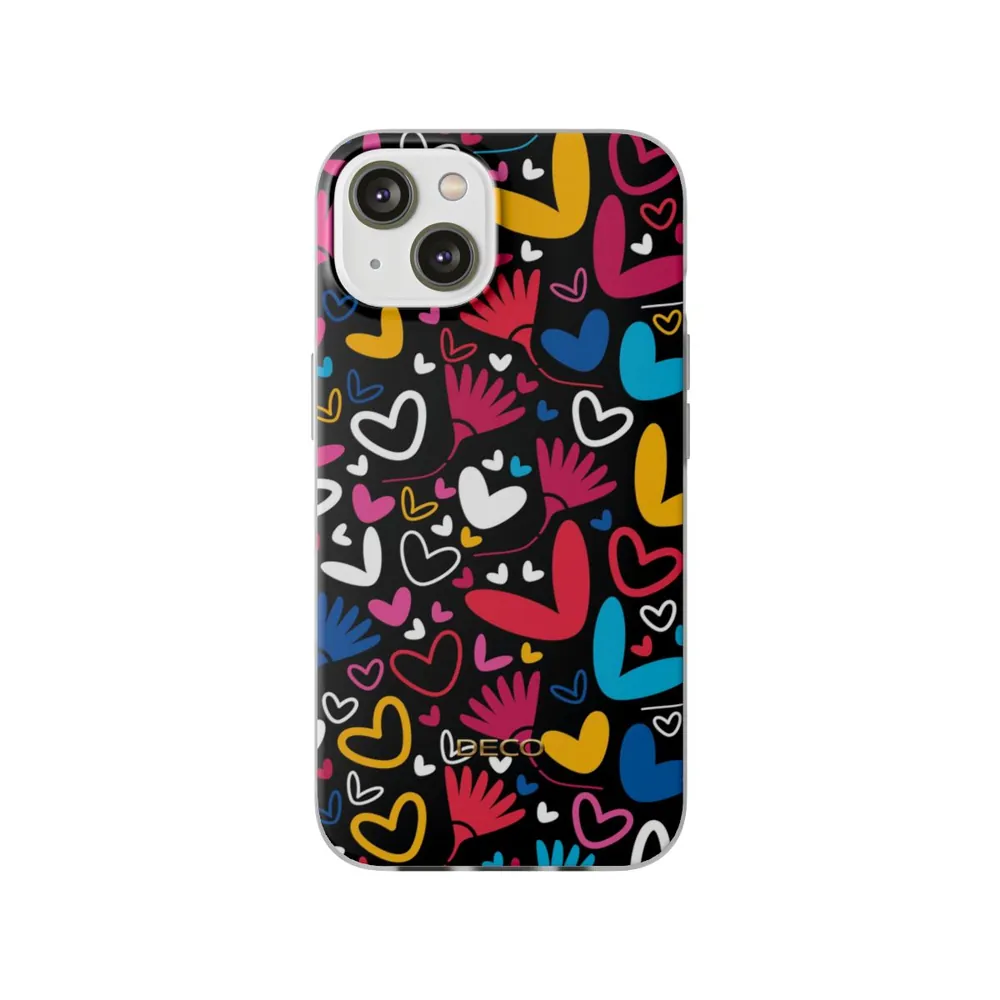 Whimsy Hearts Phone Case
