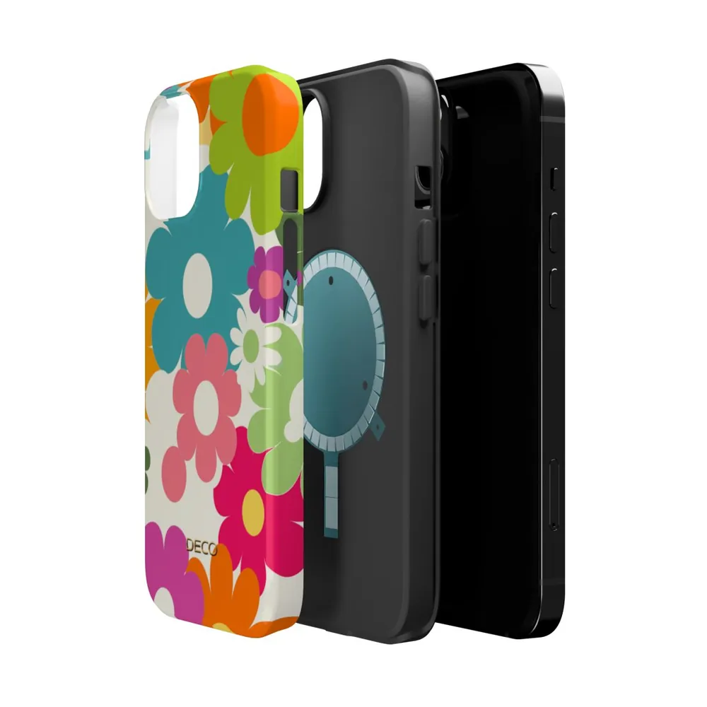 Flower Power Floral MagSafe Impact-Resistant Phone Case
