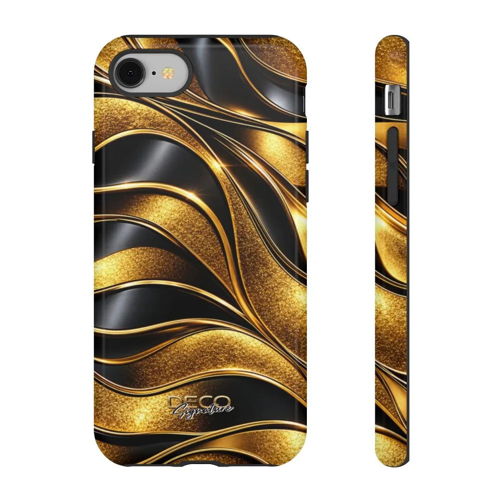 Luxury Black & Gold DECO Signature Tough Phone Case