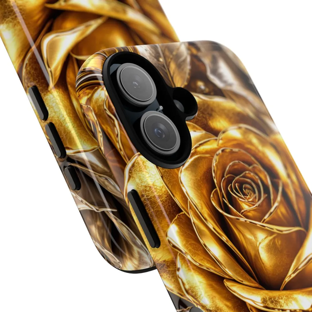Luxury Gold Roses DECO Signature Tough Phone Case
