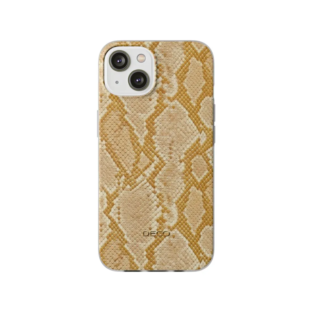 Albino Python Snake Skin Phone Case