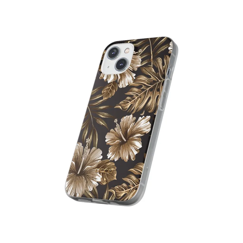 Deep Tropical Floral Phone Case