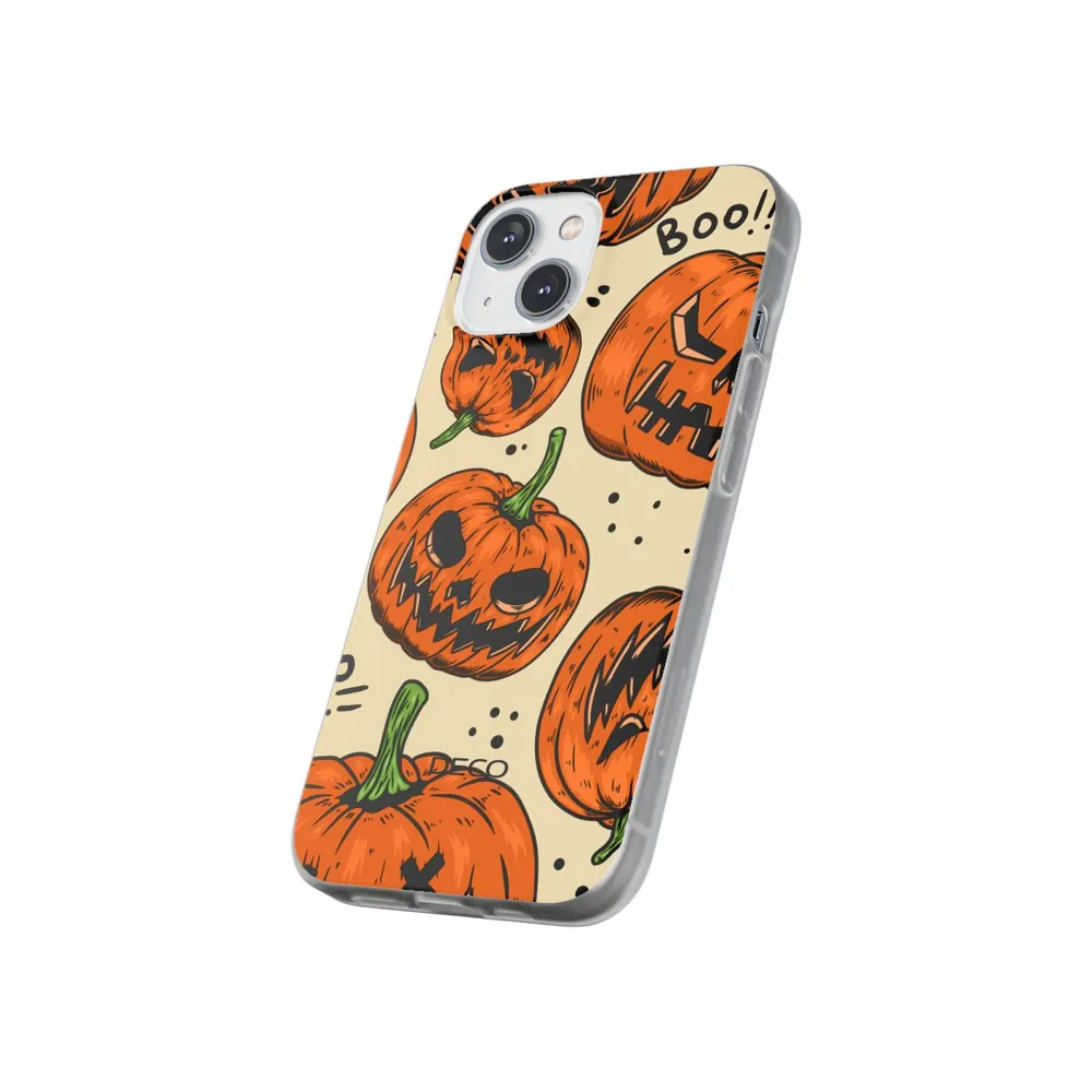 Pumpkin Terror Spooky Halloween Phone Case