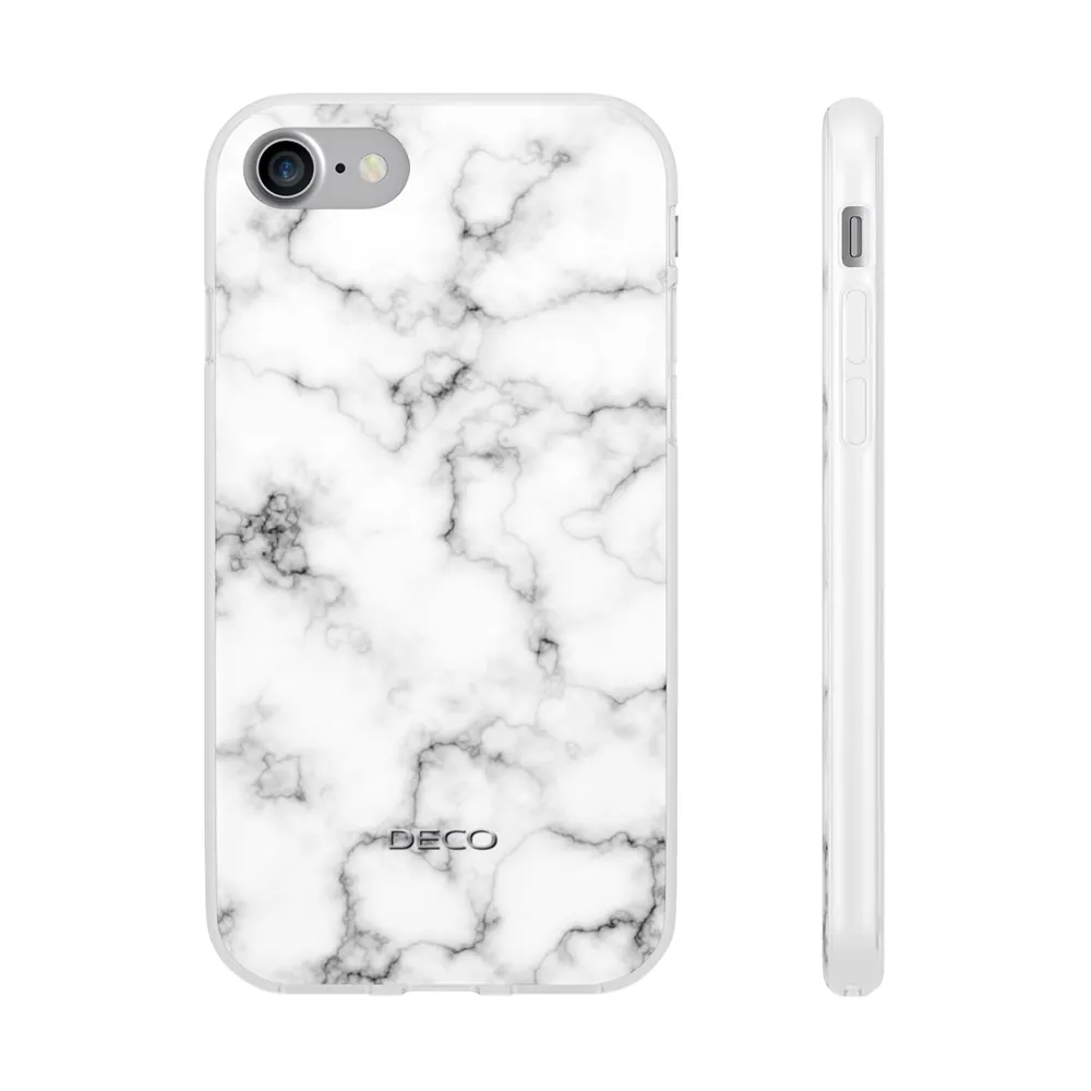 White & Black Marble Phone Case