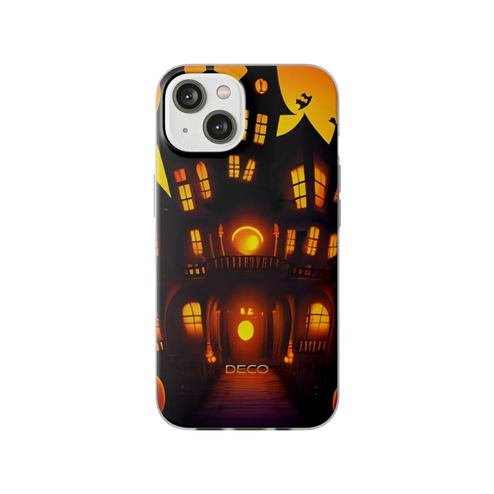 Bizarro Haunted House Spooky Halloween Phone Case