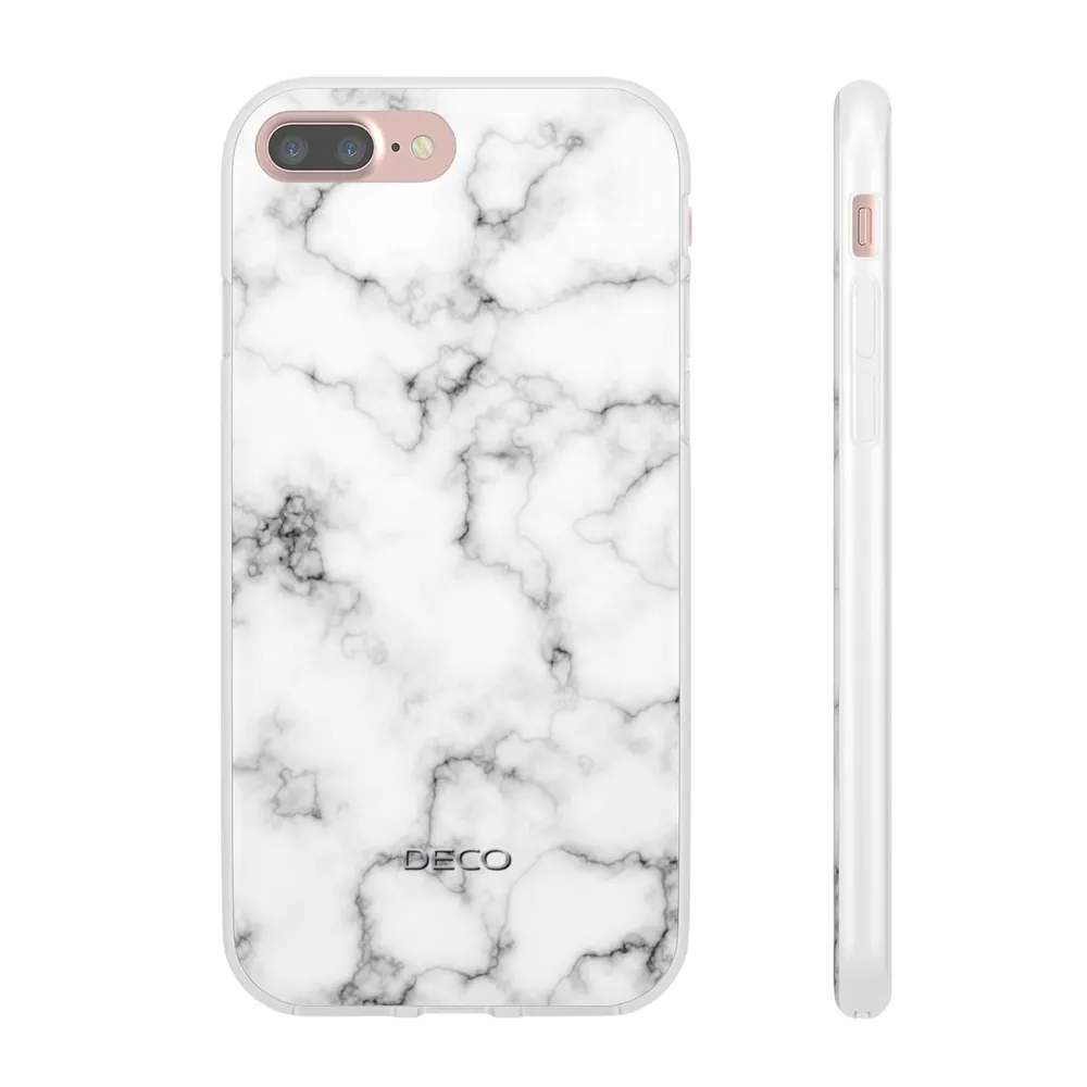 White & Black Marble Phone Case
