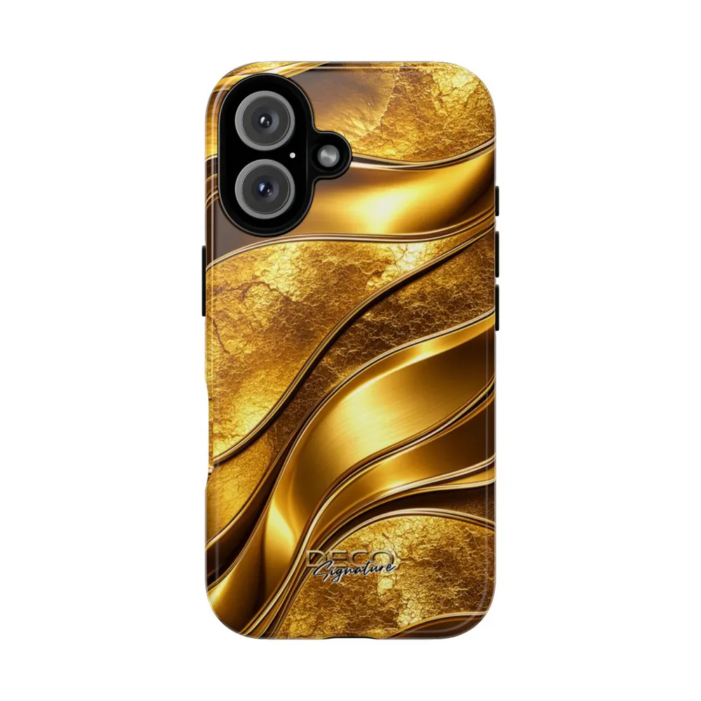 Luxury Gold Textures DECO Signature Tough Phone Case