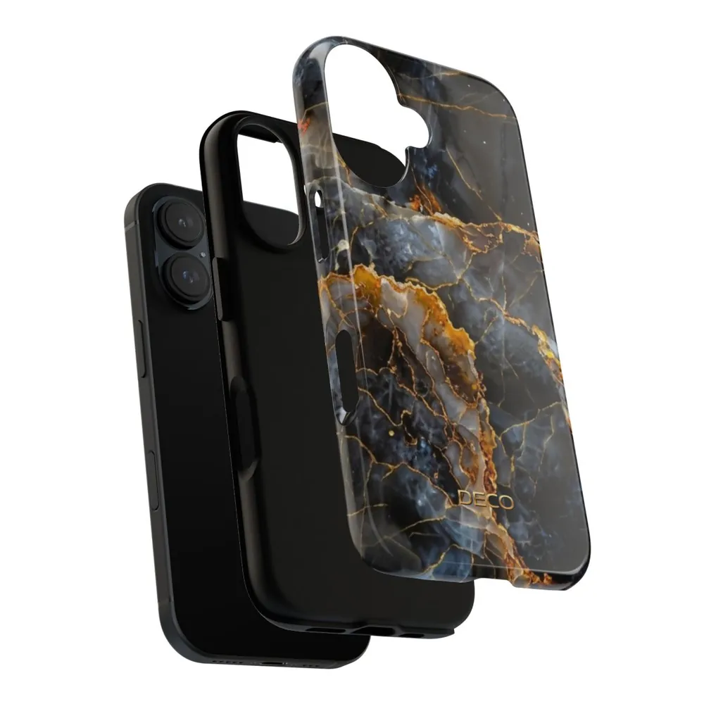 Black Onyx Marble Tough Phone Case