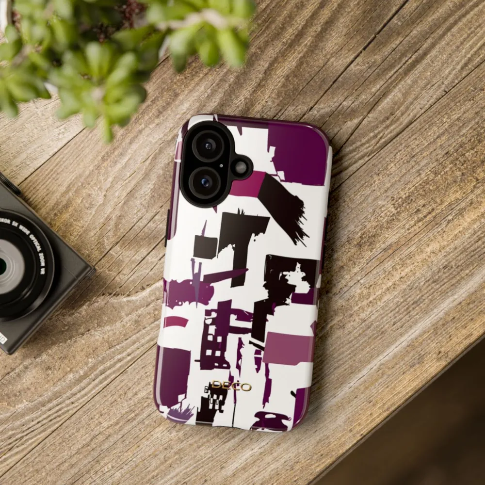 Distressed Geometric Grunge Tough Phone Case
