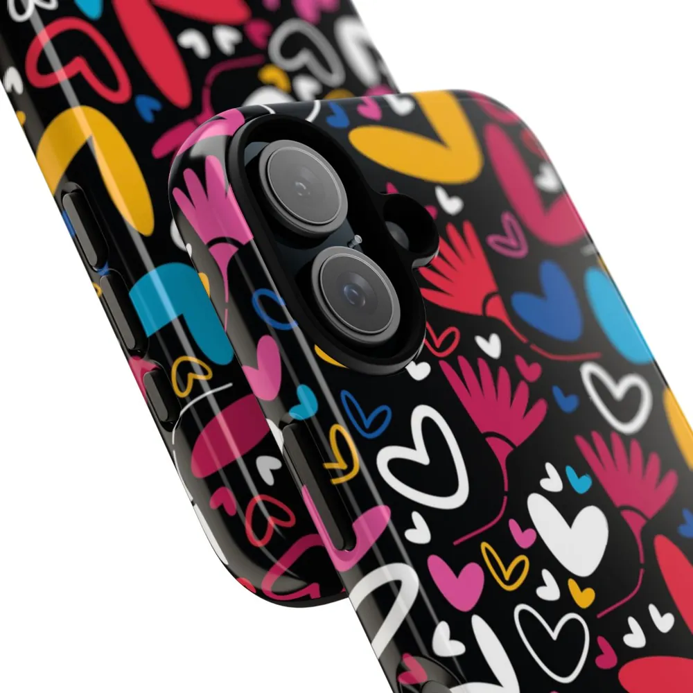 Whimsy Hearts Tough Phone Case