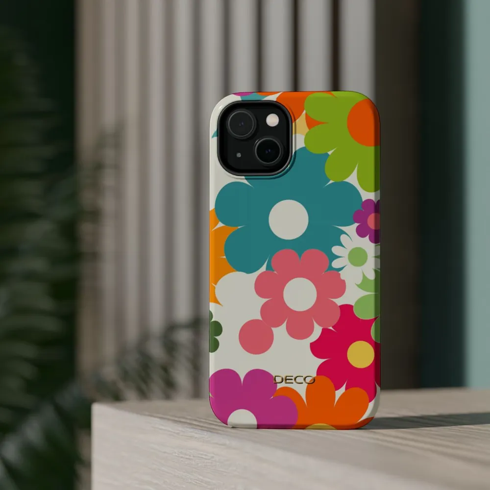 Flower Power Floral MagSafe Impact-Resistant Phone Case
