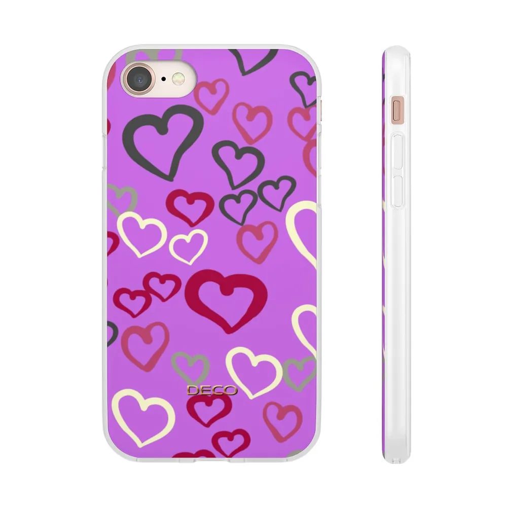 Painted Hearts Phone Case