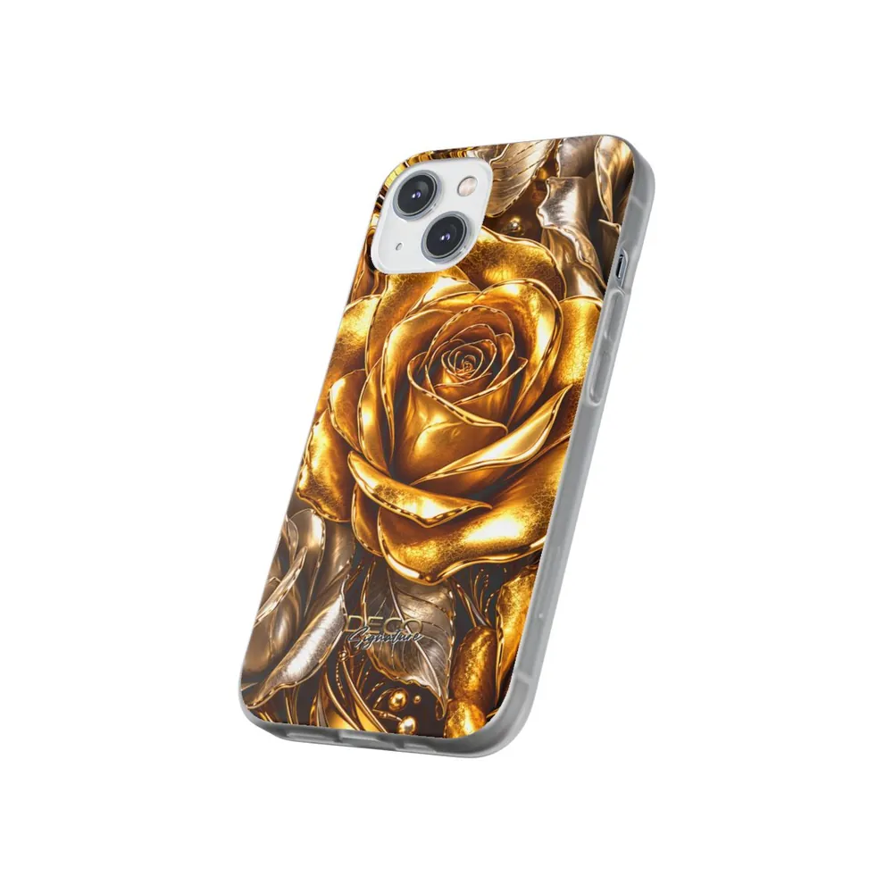Luxury Gold Roses DECO Signature Phone Case