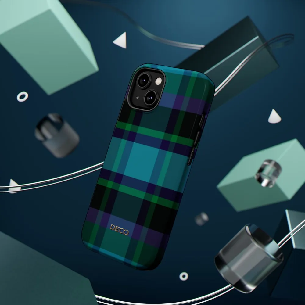 Uniform Plaid MagSafe Impact-Resistant Phone Case