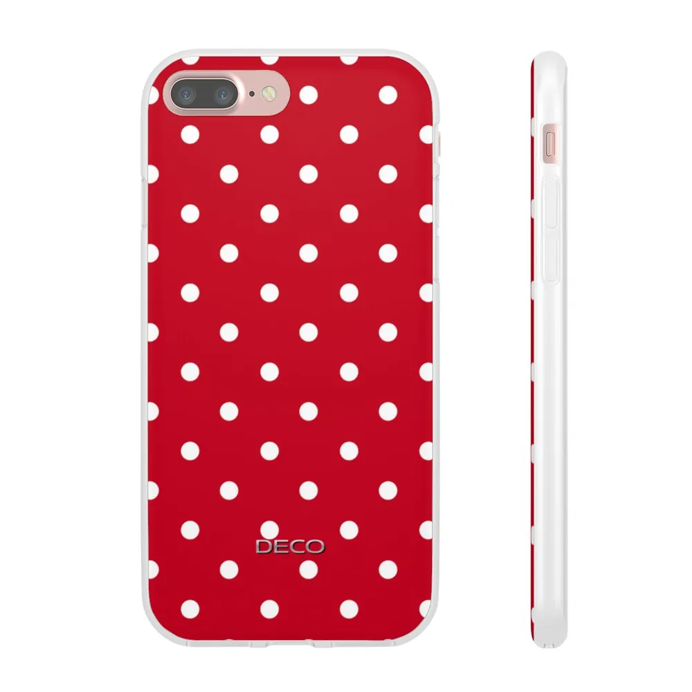 Red & White Polka Dots Phone Case