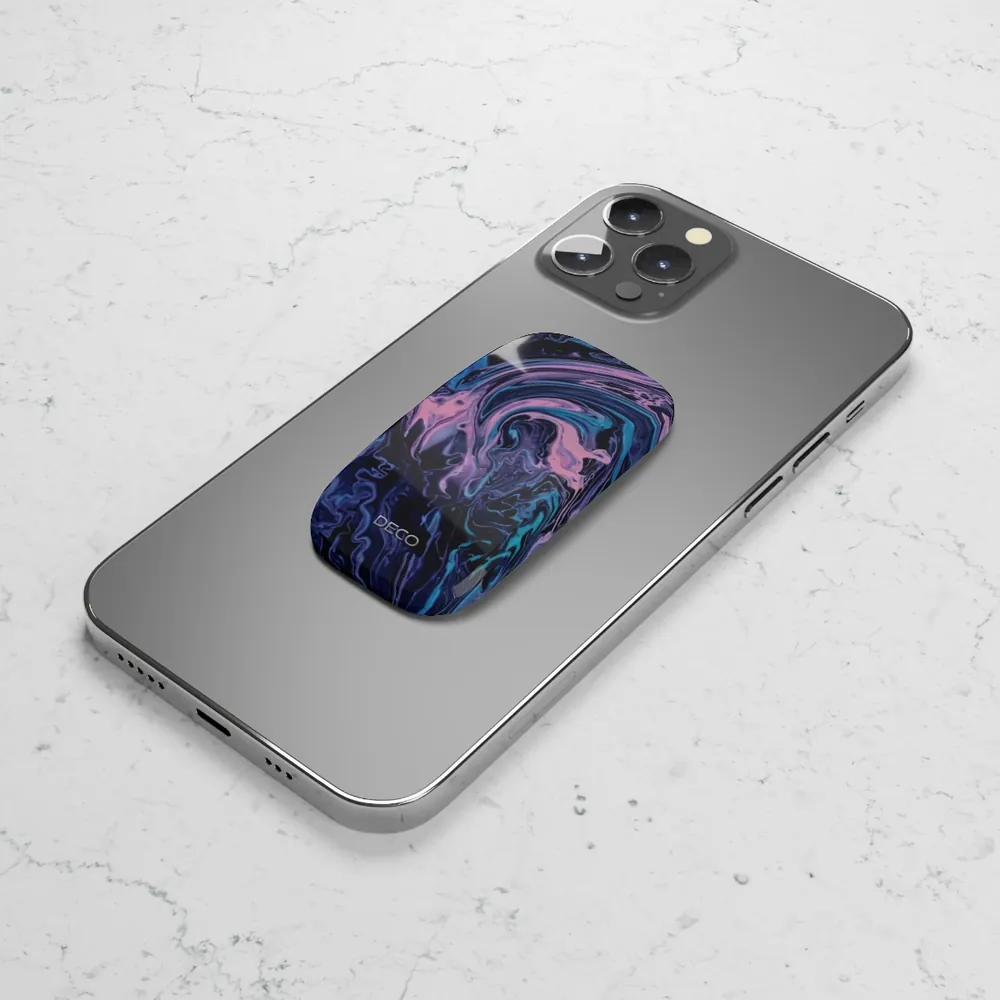 Pastel Rainbow Deep Swirl Phone Grip & Stand