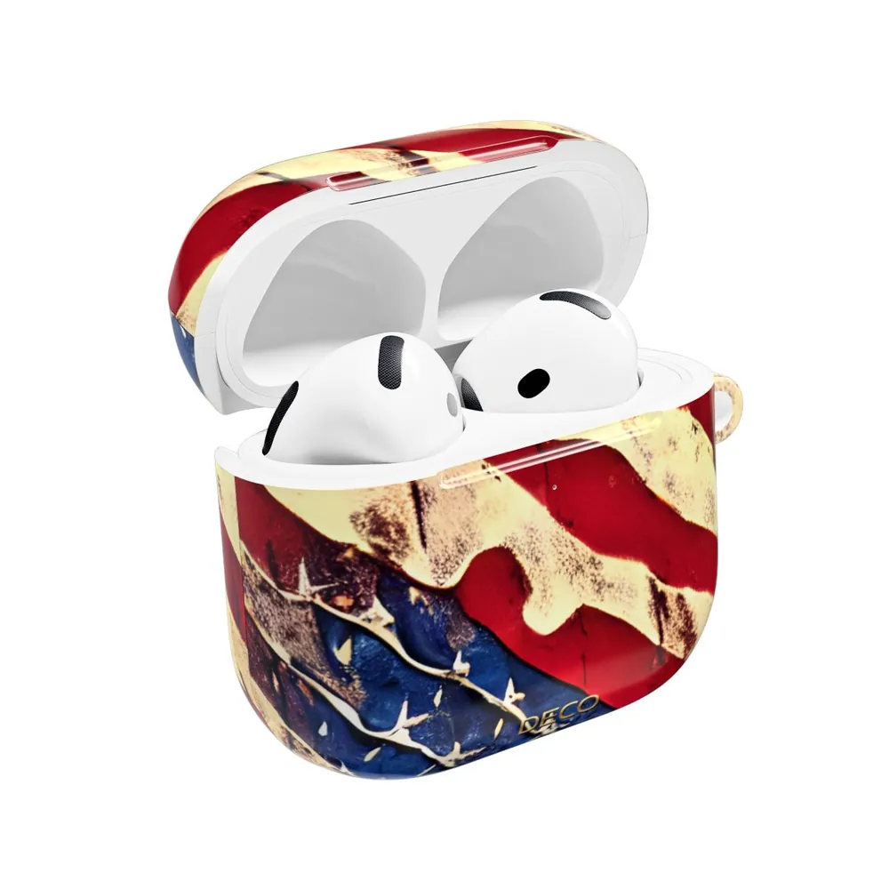 Rustic America Vintage Flag AirPod Case