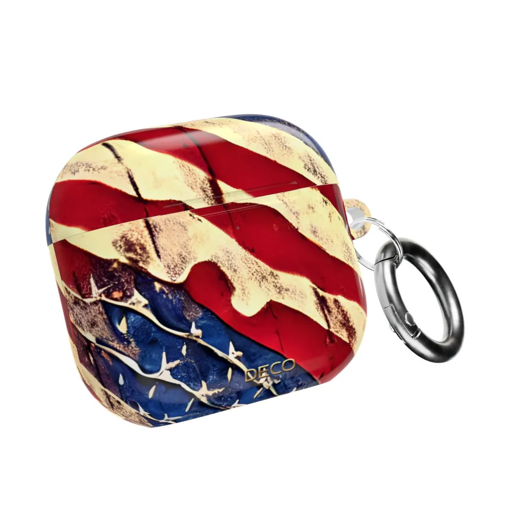 Rustic America Vintage Flag AirPod Case