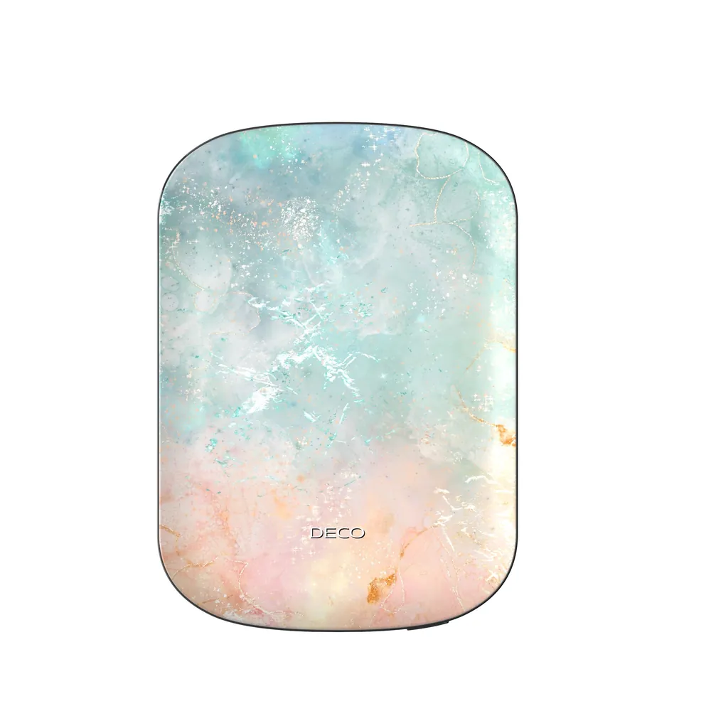 Seafoam & Coral Marble MagSafe Power Bank